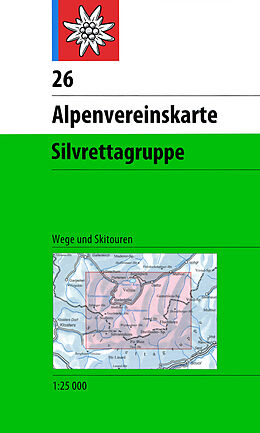 (Land)Karte Silvrettagruppe von 