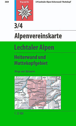 (Land)Karte Lechtaler Alpen, Heiterwand von 