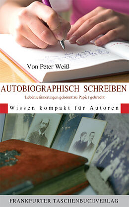 Kartonierter Einband Autobiographisch Schreiben von Peter Weiss