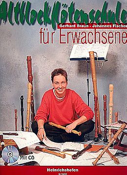 Kartonierter Einband Altblockflötenschule für Erwachsene von Gerhard Braun, Johannes Fischer