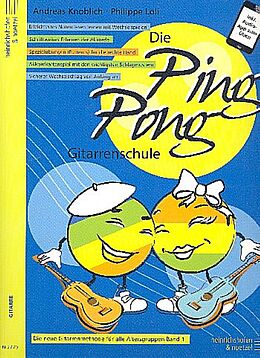 Andreas Knoblich Notenblätter Die Ping Pong Gitarrenschule Band 1 (+Audio)