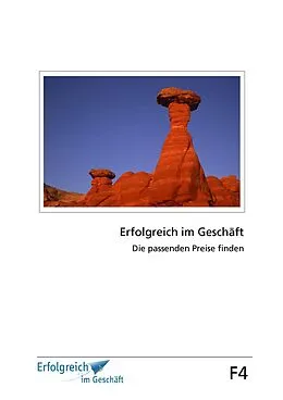 E-Book (epub) Modul F4: Die passenden Preise finden von Martina Caspary, Gerhard Gieschen