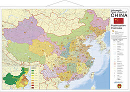 (Land)Karte China Postleitzahlen von Heinrich Stiefel