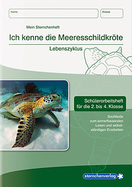 Kartonierter Einband Ich kenne die Meeresschildkröte - Lebenszyklus von Katrin Langhans