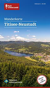 Gefaltet Hochtouren Wanderkarte Titisee-Neustadt von 