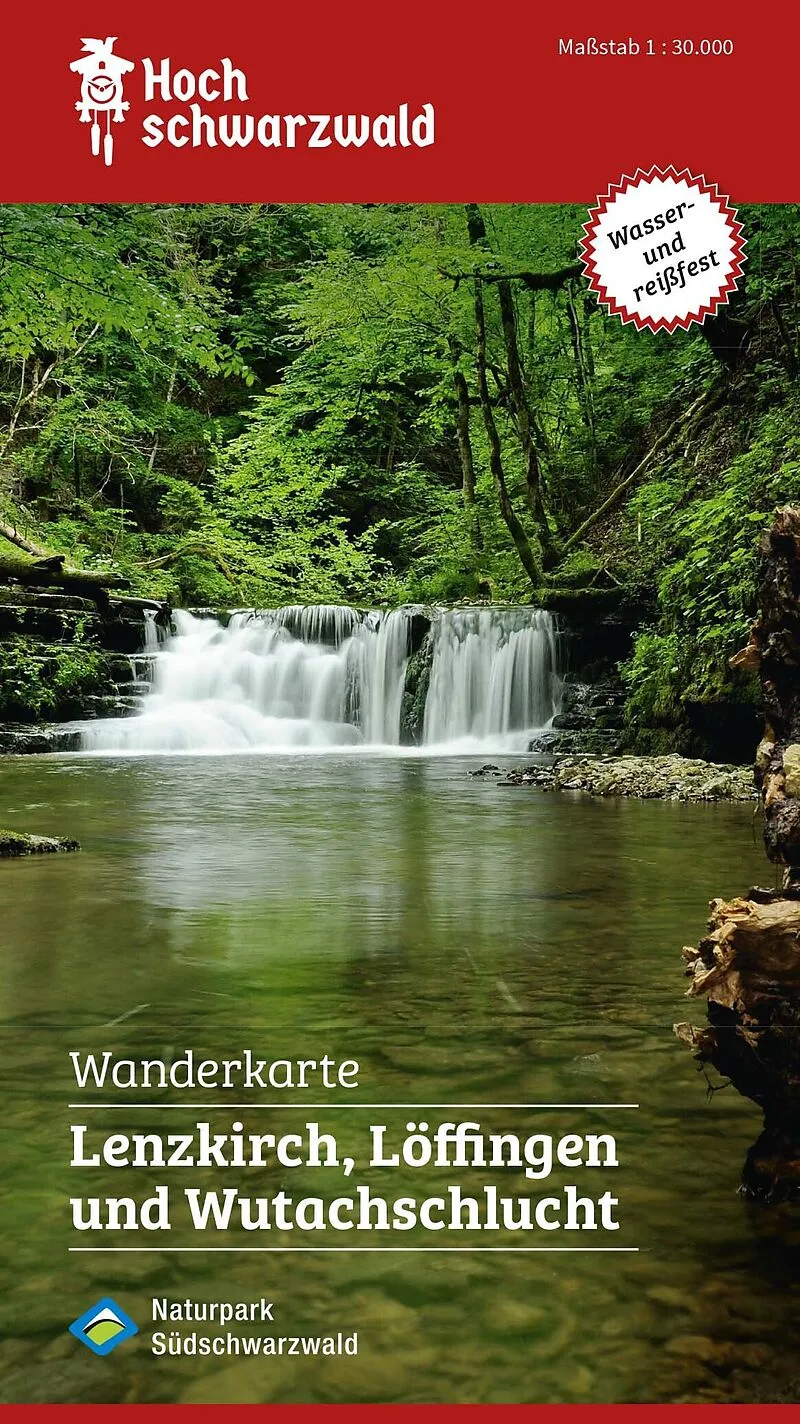 Hochtouren Wanderkarte Lenzkirch und Wutachschlucht