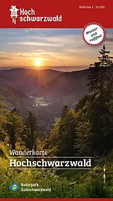 gefaltete Landkarte (Kte) Hochtouren Wanderkarte Hochschwarzwald von 