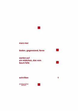 E-Book (pdf) boden, gegenstand, ferne  warten auf ein mädchen, das vom baum falle von Marc Mer