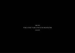 E-Book (pdf) TO BE O TO BE T TO BE O THAT IS THE ARCHITECTURE von Marc Mer