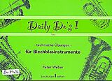 Peter Weber Notenblätter Daily Dos Band 1