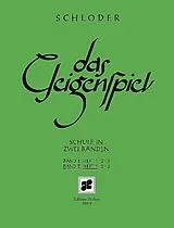 Josef Schloder Notenblätter Das Geigenspiel Band 2 Teil 1