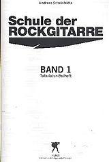 Andreas Scheinhütte Notenblätter Schule der Rockgitarre Band 1