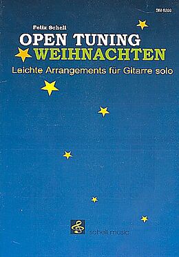 Felix Schell Notenblätter Open Tuning Weihnachten Leichte
