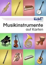 Kartonierter Einband Musikinstrumente auf Karten von Martin Leuchtner, Bruno Waizmann