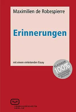 E-Book (epub) Erinnerungen von Maximilien De Robespierre