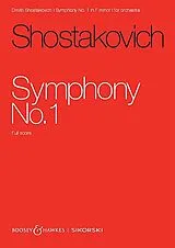 Dimitri Schostakowitsch Notenblätter Symphony no. 1 op.10