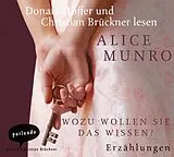 Audio CD (CD/SACD) Wozu wollen Sie das wissen? von Alice Munro
