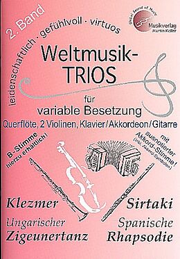  Notenblätter Weltmusik-Trios Band 2für