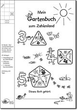 Geblockt Mein Gartenbuch zum Zahlenland von Gerhard Preiß