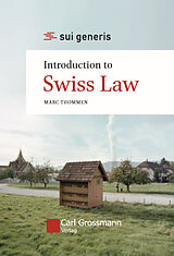 Couverture cartonnée Introduction to Swiss Law de Marc Thommen