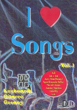  Notenblätter I love Songs vol.1