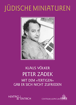 Kartonierter Einband Peter Zadek von Klaus Völker