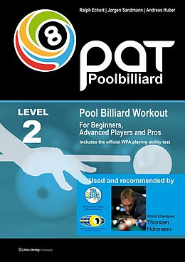 E-Book (pdf) Pool Billiard Workout PAT Level 2 von Ralph Eckert, Jorgen Sandmann, Andreas Huber