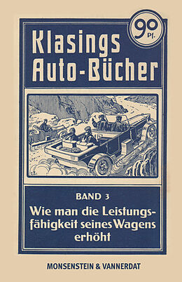 Paperback Klasings Auto-Bücher Band 3 von August Kayser