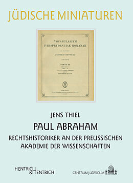 Kartonierter Einband Paul Abraham von Jens Thiel