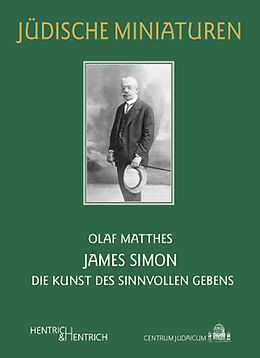 Kartonierter Einband James Simon von Olaf Matthes