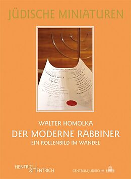 Kartonierter Einband Der moderne Rabbiner von Walter Homolka