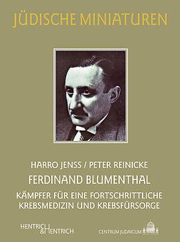 Kartonierter Einband Ferdinand Blumenthal von Harro Jenss, Peter Reinicke