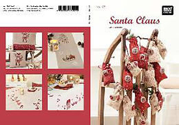 Kartonierter Einband Santa Claus. Kreuzstich-Stickideen Weihnachten von Annette Jungmann