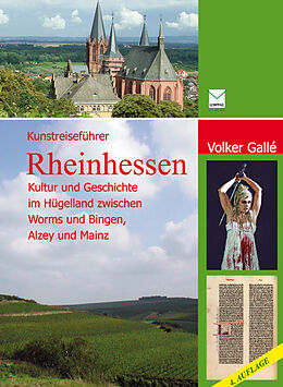 Kartonierter Einband Kunstreiseführer Rheinhessen von Volker Gallé