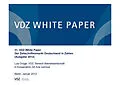 E-Book (pdf) Der Zeitschriftenmarkt Deutschland in Zahlen (Ausgabe 2012) von Lutz Drüge, VDZ, Bereich Betriebswirtschaft in Kooperation mit Ana Ivanova