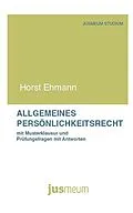 E-Book (pdf) Allgemeines Persönlichkeitsrecht von Horst Ehmann