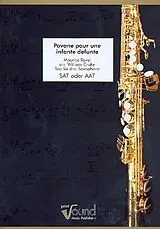 Maurice Ravel Notenblätter Pavane pour une infante defunte
