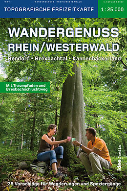 Kartonierter Einband (Kt) Wandergenuss Rhein-Westerwald Topographische Wander-und Freizeitkarte 1:25 000 von 
