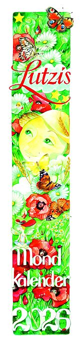 Kalender Lutzis Mondkalender lang 2026 von Andrea Lutzenberger