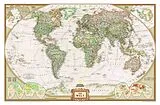 ungefaltete (Land)Karte National Geographic Weltkarte als Poster in Deutsch, ca. 88x58cm 48000000 von 