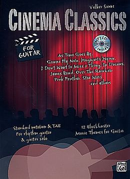 Audio-CDs Cinema Classics / Cinema Classics for Guitar, m. 1 Audio-CD von Volker Saure
