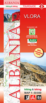 Carte (de géographie) Albania hiking &amp; biking 1:50000 de Huber Kartographie GmbH