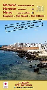 (Land)Karte J10: Essaouira - Sidi Kaouki - Jbel El Hadid + Altstadtplan Essaouira von A. + B. Conrad