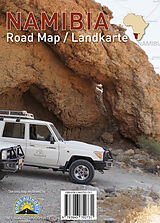 (Land)Karte Namibia Road Map / Straßenkarte von Uwe U. Prof. Dr. Jäschke