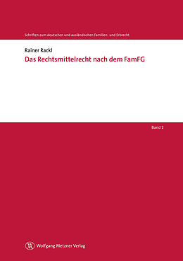 E-Book (pdf) Das Rechtsmittelrecht nach dem FamFG von Rainer Rackl