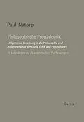E-Book (pdf) Philosophische Propädeutik von Paul Natorp