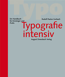 Fester Einband Typografie intensiv von Rudolf Paulus Gorbach