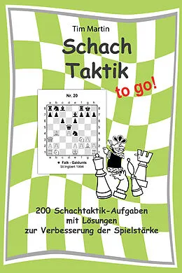 E-Book (epub) Schachtaktik to go von Tim Martin