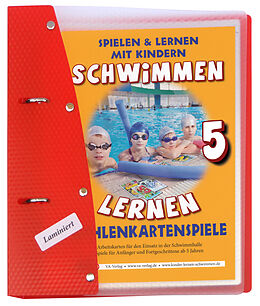 Loseblatt Schwimmen lernen 5: Zahlenkartenspiele, laminiert von Veronika Aretz