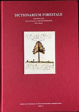Leinen-Einband Dictionarium Forstale von 